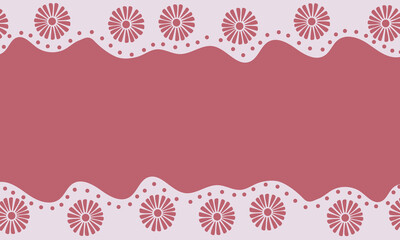 vintage horizontal vector lace background for lettering or illustration