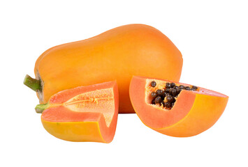 papaya on transparent png