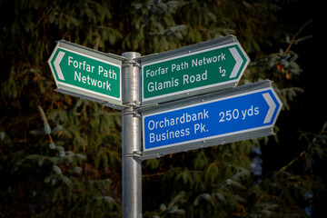 Fototapeta premium Forfar Loch Signs