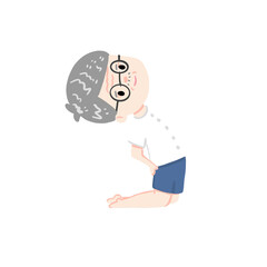 old man doing yoga, exercise for senior