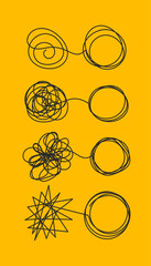 Tangle and untangle set of circles