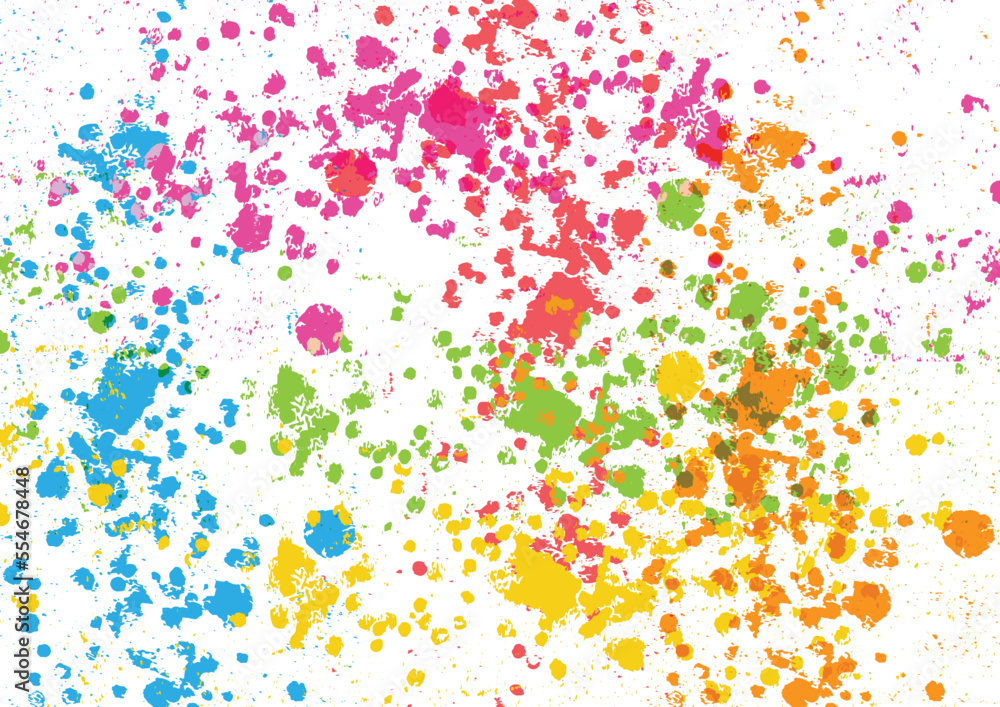 Poster abstract vector splatter color isolated background design. illustration vector design.
