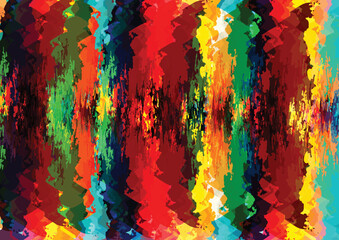 Abstract splatter paint colorful background design. illustration vector design.