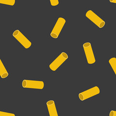 Pasta seamless pattern. Macaroni geometric background