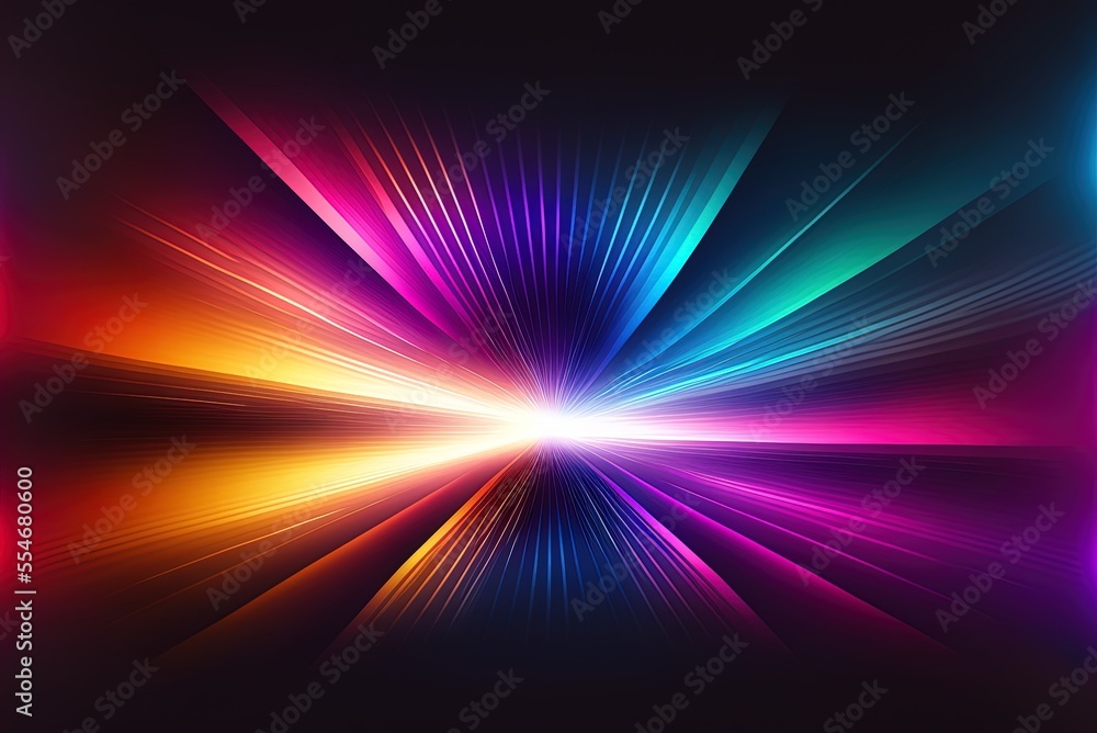 Poster background with a vivid speed gradient. generative ai