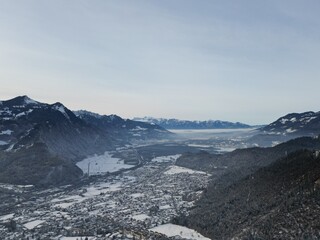 winter mountain landscape