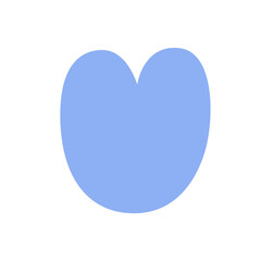 blue heart love valentine
