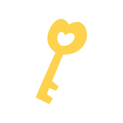 yellow love key