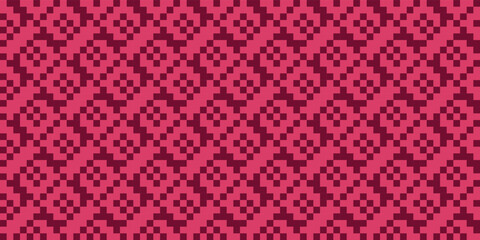 Weave seamless geometric fabric texture