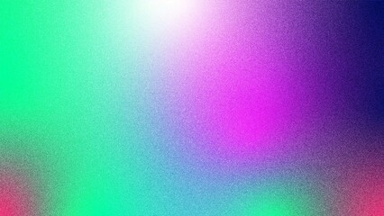 Neon gradient background with grain texture