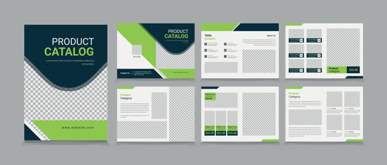 Product catalogue layout template, company booklet desigb, modern and creative product catalogue eps 10, Abstract Product catalogue design template, creative booklet layout for product