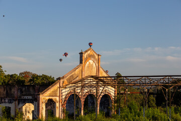 Place for weekends and holidays with balloon flights and skydiving in the city of Boituva-SP