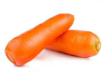 Carrots isolated on white