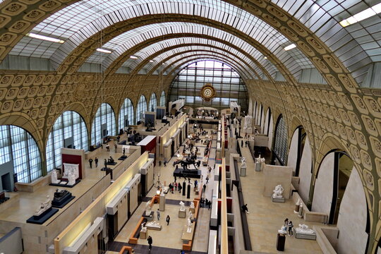 Salle de la Verri&egrave;re du Palais d'Orsay.. Mus&eacute;e d'Orsay. (&Eacute;tablissement public du mus&eacute;e d'Orsay et du mus&eacute;e de l'Orangerie - Val&eacute;ry Giscard d'Estaing) Paris. 14/12/2022.