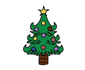 christmas tree vector