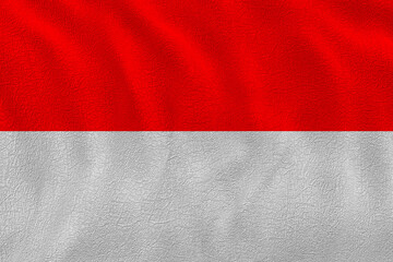 National flag of indonesia. Background  with flag of indonesia