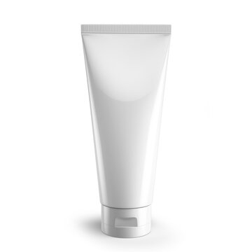 Cosmetic tube gloss finish 200ml template