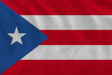 National flag of Puerto-Rico. Background  with flag of Puerto-Rico.