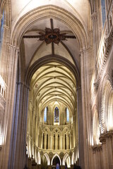 Fototapeta premium Nef gothique de la cathédrale de Bayeux. France