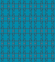 Abstract geometric planar color composition