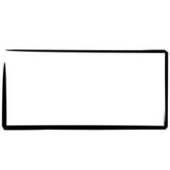 Obraz premium Hand Drawn Rectangle