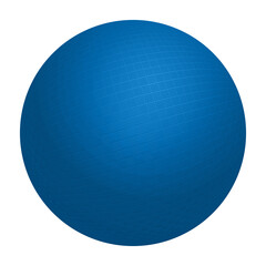 kickball blue color ball isolated png