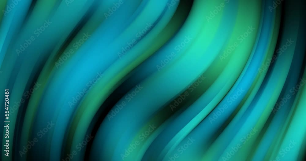 Poster Soft Gradient Motion Graphics Loop in Abstract design. wave technology background blue light effect 4K abstract animation