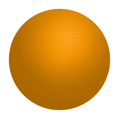 kickball orange color ball isolated png