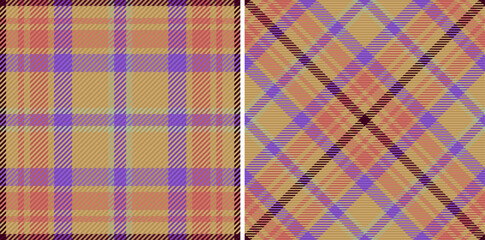 Tartan textile vector. Fabric plaid seamless. Background pattern texture check.