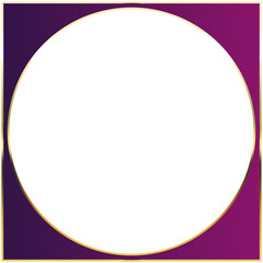 purple circle frame