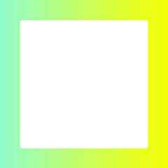 green lemon square frame