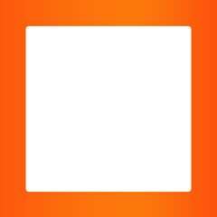 orange square frame