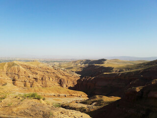 Fototapeta na wymiar Derbent Canyon, around Baysun