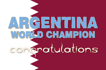 illustration of a soccer world cup in qatar 2022 background, banner, wallpaper, with golden decorations, with the colors of the qatar flag