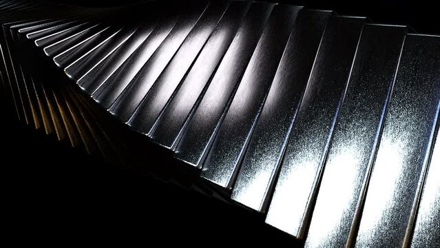 Steel squares. Computer generated 3d render