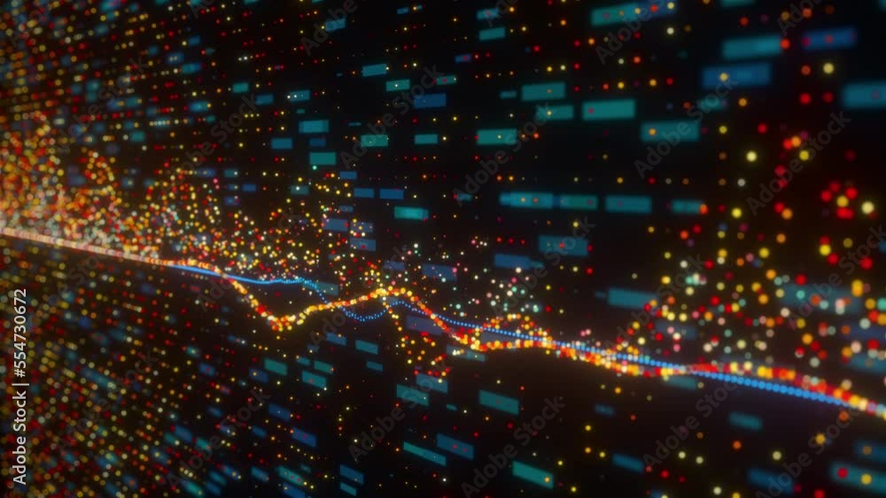 Poster data technology. computer generated 3d render