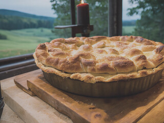 homemade apple pie