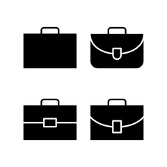 Briefcase icon vector for web and mobile app. suitcase sign and symbol. luggage symbol.