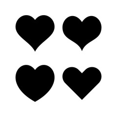 Love icon vector for web and mobile app. Heart sign and symbol. Like icon vector.
