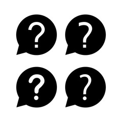 Question icon vector for web and mobile app. question mark sign and symbol