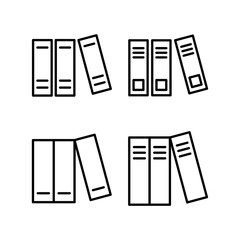 Library icon vector for web and mobile app. education sign and symbol