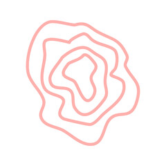 flat abstract element