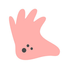 flat design abstract doodle