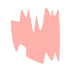 Organic flat abstract element design