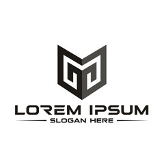 MG or GM monogram logo