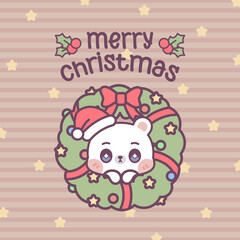 CUTE KAWAII CHRISTMAS ANIMALS