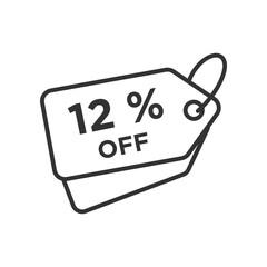 Discount icon vector design templates