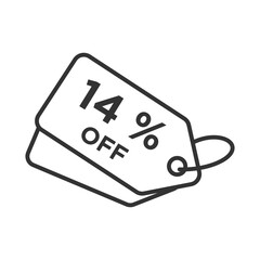 Discount icon vector design templates