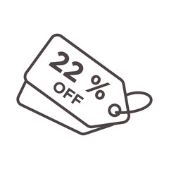 Discount icon vector design templates