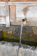 奈良井宿　湧き水